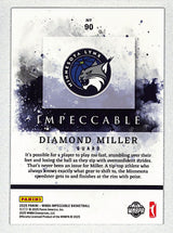 Diamond Miller 2025 Panini Impeccable WNBA #90 #/75
