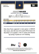 Jarace Walker 2025-26 Topps Holo Foil #50