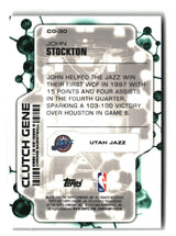 John Stockton 2025-26 Topps Chrome Update Clutch Gene #CG-30