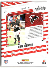 Bijan Robinson 2024 Panini Absolute Blue #5