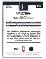 Dwight Powell 2025-26 Topps Chrome Update Refractor #139