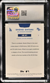 Shohei Ohtani 2024 Topps 50/50 #2 50/50 CGC 10
