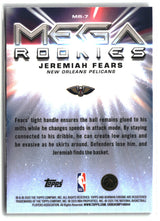 Jeremiah Fears 2025-26 Bowman Mega Rookies #MR-7