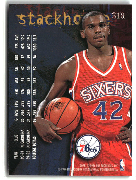 Jerry Stackhouse 1995-96 Fleer #310