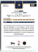 Kam Jones 2025-26 Topps #239