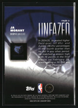 Ja Morant 2025-26 Topps Signature Class Unfazed #FAZE-3
