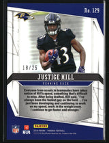 Justice Hill 2019 Panini Phoenix Green #129 #/25