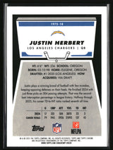 Justin Herbert 2025 Topps Chrome 1975 Topps #1975-18
