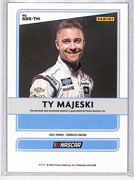 Ty Majeski 2021 Donruss Race Day Relics #RDR-TM
