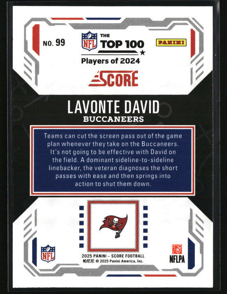 Lavonte David 2025 Score Top 100 #99