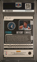 Load image into Gallery viewer, Anthony Edwards 2020 Panini Chronicles Blue /99 #167 PSA 9
