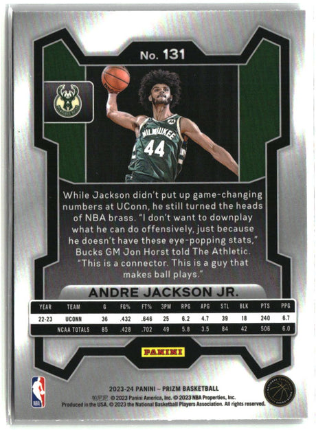 Andre Jackson Jr. 2023-24 Panini Prizm #131