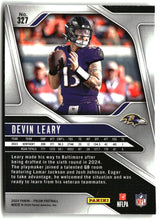 Devin Leary 2024 Panini Prizm #327