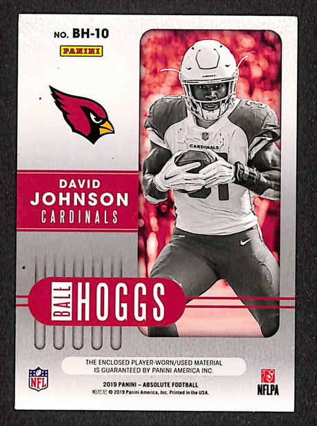 David Johnson 2019 Panini Absolute Ball Hoggs #BH-10