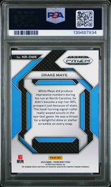 Drake Maye 2024 Panini Prizm Draft Picks New Recruits #NRDME PSA 9