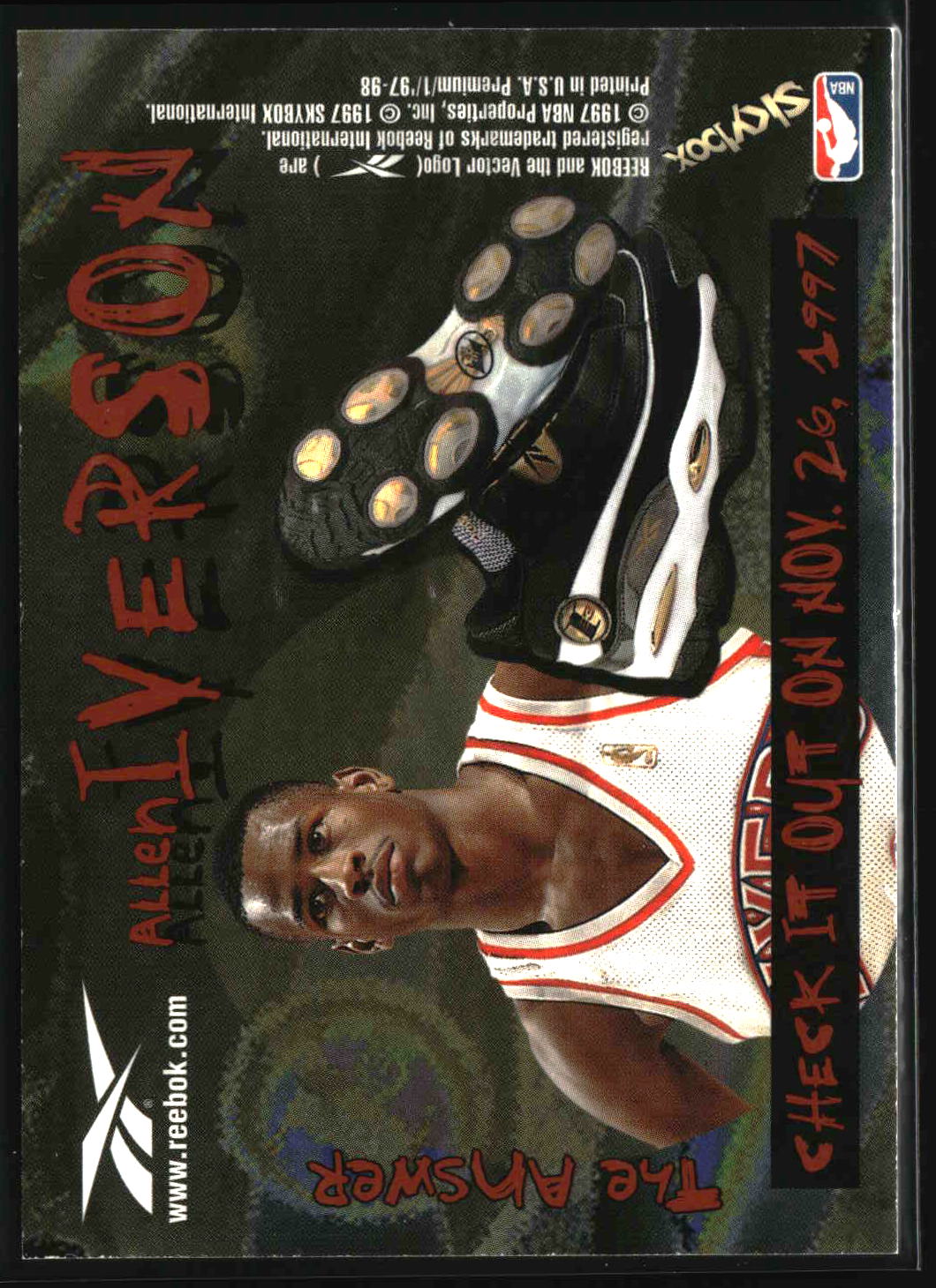Allen Iverson 1997-98 SkyBox Premium #NNO
