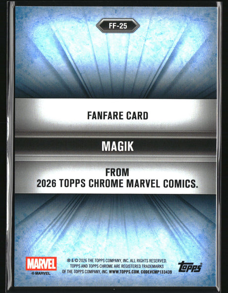 Magik 2026 Topps Chrome Marvel Comics Fanfare #FF-25