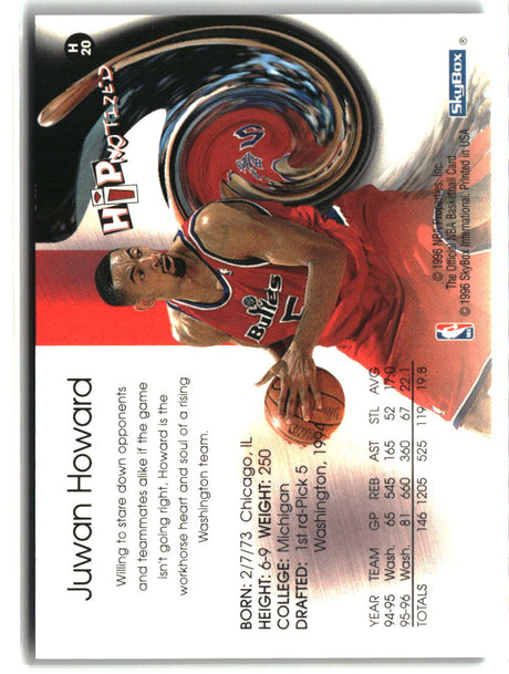 Juwan Howard 1996-97 Hoops Hipnotized #H20