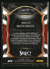 Bryce Mitchell 2021 Panini Select UFC Silver Prizms #81