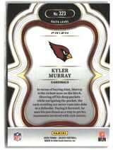 Kyler Murray 2025 Panini Select Silver Prizm #323