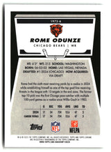 Rome Odunze 2025 Topps Chrome 1975 Topps #1975-6