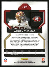 Ambry Thomas 2021 Panini Prizm Pink #439