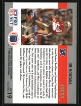 Joe Montana 1990 Pro Set Super Bowl MVP Collectibles #19