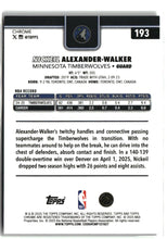 Load image into Gallery viewer, Nickeil Alexander-Walker 2025-26 Topps Chrome Black Wave Refractor #193 #/10
