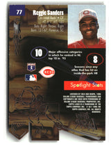 Reggie Sanders 1996 Topps Laser #77