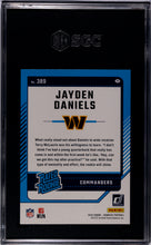 Load image into Gallery viewer, Jayden Daniels 2024 Donruss Press Proof Red #389 SGC 9.5

