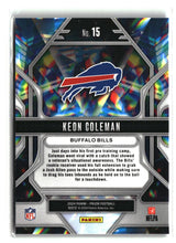 Keon Coleman 2024 Panini Prizm Prizmatic #15