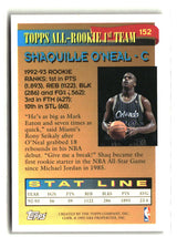 Shaquille O'Neal 1993-94 Topps Gold #152