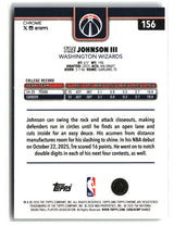 Tre Johnson III 2025-26 Topps Chrome Update #156