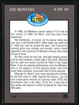 Joe Montana 1991 Ultra Ultra Performances #4