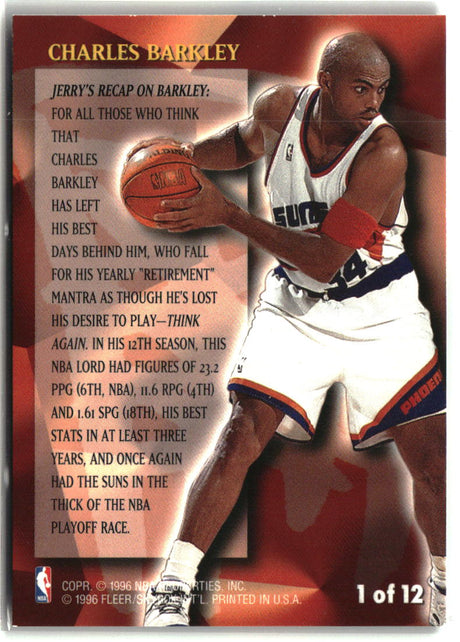 Charles Barkley 1996-97 Fleer Stackhouse's All-Fleer #1