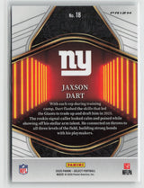 Jaxson Dart 2025 Panini Select Neon Icons Prizm #18