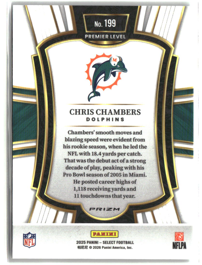 Chris Chambers 2025 Panini Select Silver Prizm #199