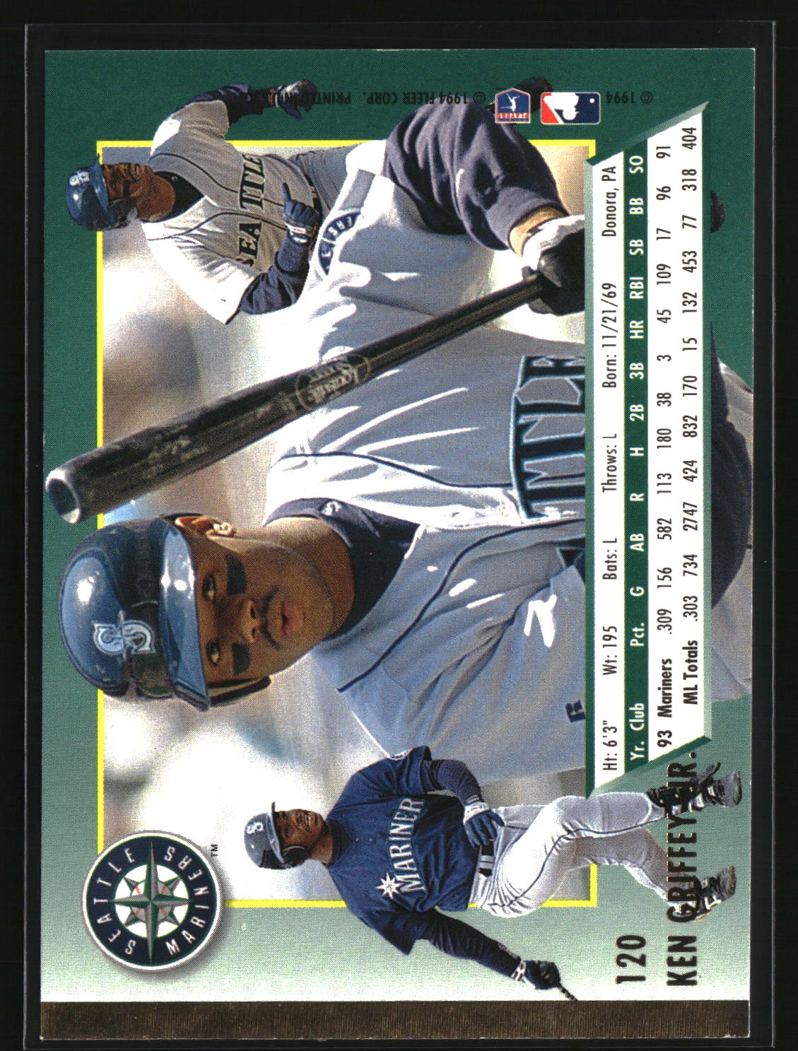 Ken Griffey, Jr. 1994 Ultra #120