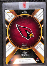 Trey Benson 2023 Panini Select Tie-Dye Prizms #508 #/25