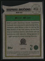 Kasparas Jakucionis 2025-26 Bowman Rookie Of The Year Favorites #RY-12