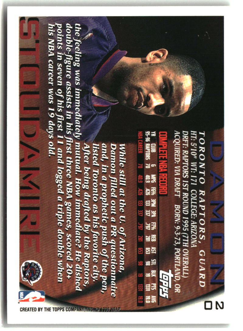 Damon Stoudamire 1996-97 Topps #20