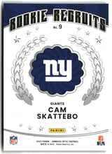 Cam Skattebo 2025 Donruss Optic Rookie Recruits #9