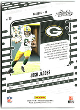 Josh Jacobs 2024 Panini Absolute Blue #38