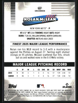 Nolan McLean 2026 Finest Mini-Diamond Refractors #115
