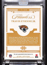 Travis Etienne Jr. 2021 Panini Flawless #113 #/20