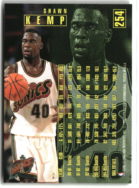 Shawn Kemp 1995-96 Fleer #254