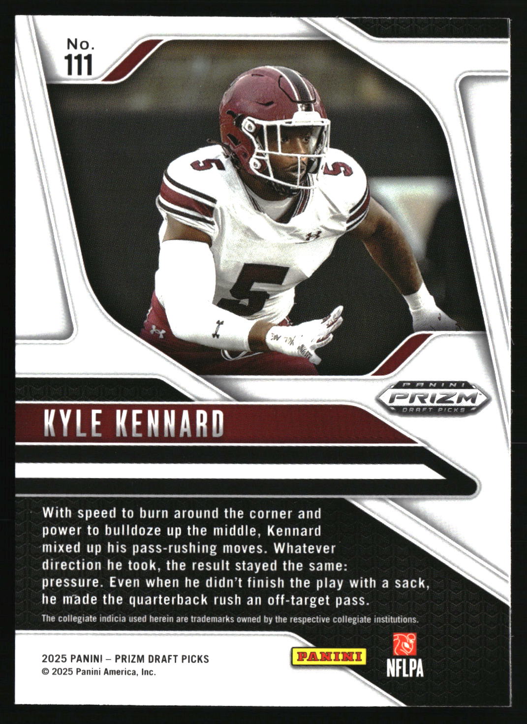 Kyle Kennard 2025 Panini Prizm Draft Picks #111