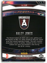 Haley Jones 2024 Panini Prizm WNBA Fireworks #12