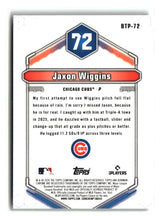 Jaxon Wiggins 2026 Bowman Bowman Scouts' Top 100 #BTP-72