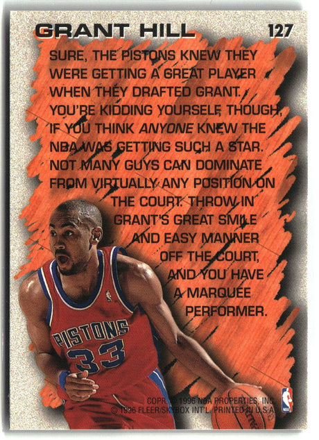 Grant Hill 1996-97 Fleer #127